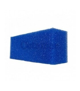 Esponja Foamex 50x50x5 cms poro grueso azul