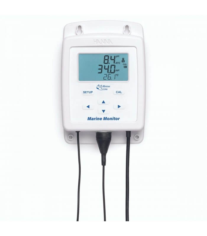 Monitor de Salinidad gr/L , pH y temperatura Marine, Hanna Instruments