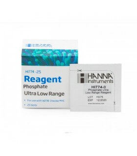 Phosphates Reagent Ultra Low Range 0.00 to 0.90 ppm (HI774-25) Hanna Instruments