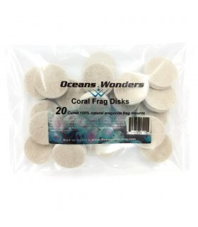 Coral Frag Disks 30mm, Oceans Wonders (20 uds)