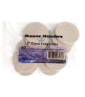 Agrocrete Coral Frag Disks 2", Oceans Wonders (10 uds)