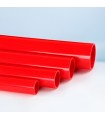 Red UPVC pipe (20-50 mm) Flowcolour