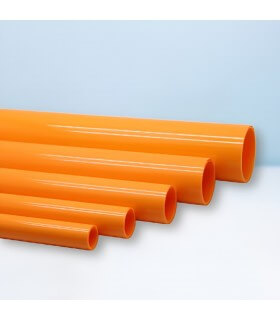 Tube UPVC orange (20-50 mm) Flowcolor