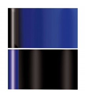 Fondo decorativo de doble cara (degradado azul / negro), ICA