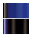 Fondo decorativo de doble cara (degradado azul / negro), ICA