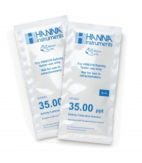 Salinity calibration solution 35 ppt, Hanna (HI70024P) (1 and 25 units)