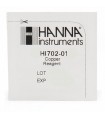 Reactivo Cobre HR (HI702-25), Hanna Instruments