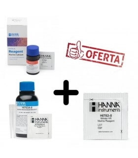 Savings Pack 3 reagents (Calcium (758) + Magnesium (783) + Nitrate low or high range (781 or 782))), Hanna
