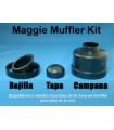 Mini Silenciador para tubo de 32 mm, Maggie Muffler