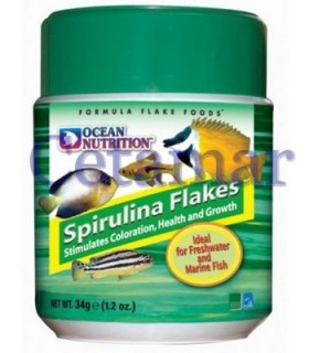 Spirulina flakes Ocean Nutrition(34-71 gr) (Cantidad: 34 gr)